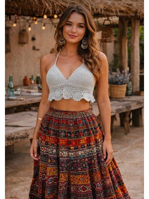 Belirtilmemiş 🤍 El Örgüsü Bohem Bralet – Doğallığın ve Zarafetin Buluşması