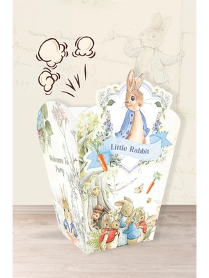 Neşeli Günlerim Peter Rabbit Tavşan Temalı * Popcorn (Mısır) Kutusu *8'li