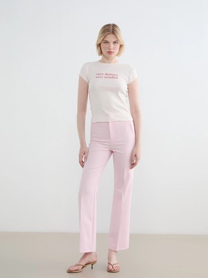 Lc Waikiki Yeni Sezon Yüksek Bel Dar Fit Kadın Pantolon