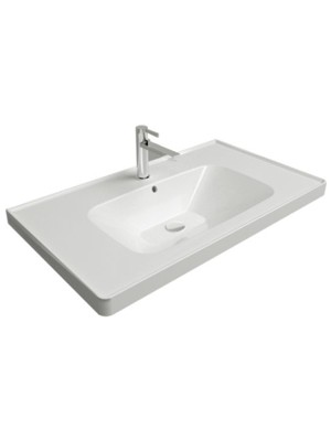 Newarc Newlıne Dolap Uyumlu 100 cm Lavabo Beyaz