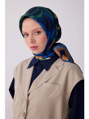 Belli Twill Ipek Desenli Eşarp 4301D