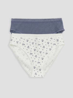 Lc Waikiki Yeni Sezon Dantel Detaylı Çiçekli Bikini Külot 2'li