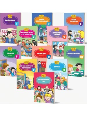 Ay Çocuk Yayınları Hikaye Seti Gözde Sınıf (10 Kitap - Değerlendirme Soruları)