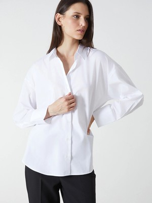 Lc Waikiki Yeni Sezon Düz Oversize Kadın Gömlek