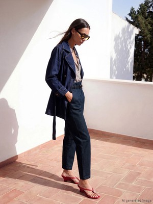Lc Waikiki Yeni Sezon Beli Kemerli Slim Mom Kadın Jean Pantolon