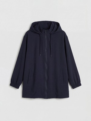 Lc Waikiki Yeni Sezon Kapüşonlu Kadın Fermuarlı Tunik