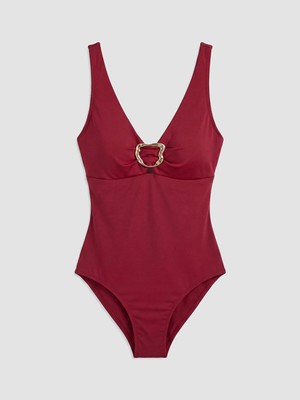 Lc Waikiki Yeni Sezon V Yaka Kadın Mayo