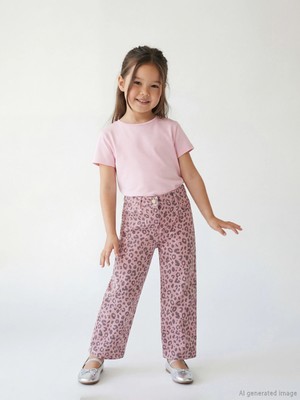Lc Waikiki Yeni Sezon Standart Kalıp Kız Çocuk Gabardin Pantolon