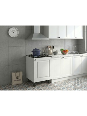 Kenz Life Kenzlife Membran Ocak Dolabı Kamuran Byzbyz Çerçeve 85*60*56 Mebran Kapak Suntalam Gövde Arkalıksız