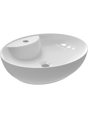 Filia Yapı Motto - Oval Gövde Üstü Lavabo Batarya Delikli Taşma Kanalsız