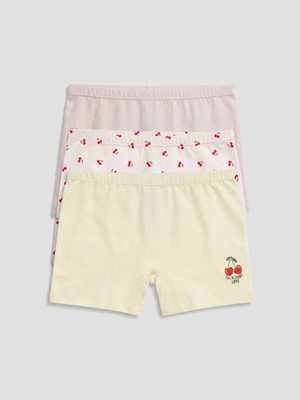 Lc Waikiki Yeni Sezon Baskılı Kız Çocuk Boxer 3'lü
