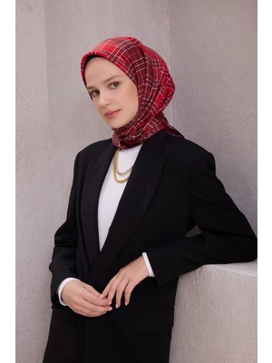 Belli Twill Ipek Desenli Eşarp 4218D