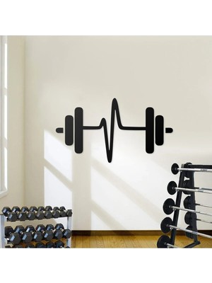 Mova Dizayn Dekoratif Metal Duvar Tablosu Fitness Gym ve Spor Salonlarına Özel Tasarım
