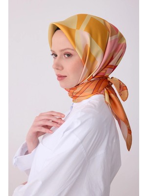 Belli Twill Ipek Desenli Eşarp 4300D