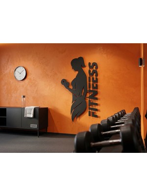 Mova Dizayn Dekoratif Metal Duvar Tablosu Fitness Gym ve Spor Salonlarına Özel Tasarım
