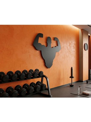 Mova Dizayn Dekoratif Metal Duvar Tablosu Fitness Gym ve Spor Salonlarına Özel Tasarım