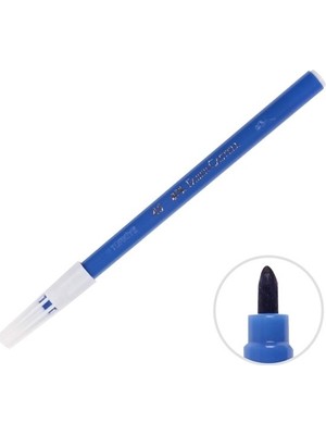 Faber-Castell Mavi 45 Keçeli Kalem 10'lu Paket Kağıt ve Karton İçin Uygun İnce Uçlu