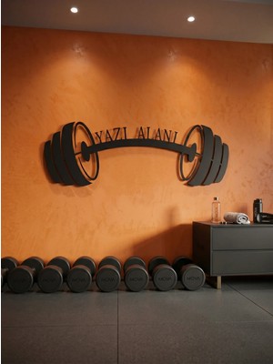 Mova Dizayn Metal Duvar Tablosu Fitness Gym ve Spor Salonlarına Özel Tasarım