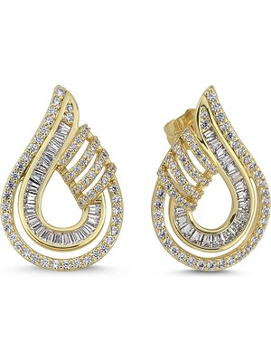 Merano Design Kuğu Gold Küpe