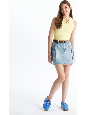 Lc Waikiki Yeni Sezon Standart Fit Mini Jean Etek