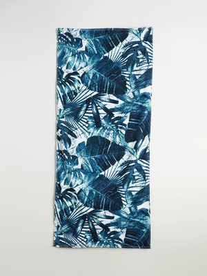 Lc Waikiki Yeni Sezon Desenli Erkek Plaj Havlusu 70X150 cm