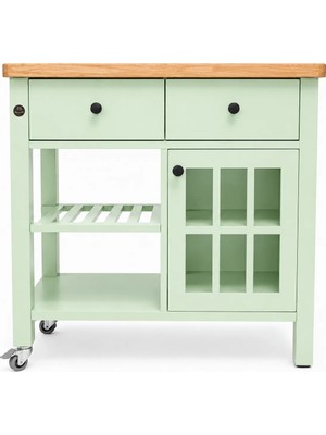 Dipole Furniture MATE MAT LAKE PASTEL YEŞİL (RAL-6019) SERVANT MOBİLYASI