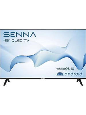 Senna 43WF7500FQ 43'' 109 Ekran Uydu Alıcılı Full Hd QLED Google Tv