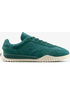 Converse Run Star Trainer Crafted Color Suede Unisex Yeşil Sneaker