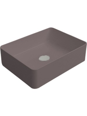 Newarc Silver Tezgah Üstü Lavabo Mat Antrasit