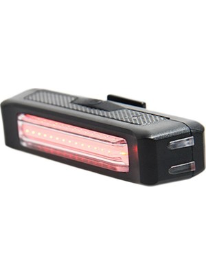 Jing-Yi USB Şarjlı LED Bisiklet Işığı Arka Ikaz Lamba 100 Lümen Su Geçirmez Özellikli