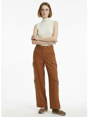 Lauren Ralph Lauren Kahverengi Kadın Standart Fit Pantolon 200979837
