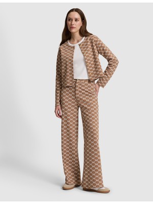Pierre Cardin Kadın Bej Flare Fit Eşofman Altı 50320587-VR011