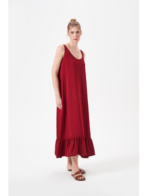 Pjs Kadın Bordo Elbise 29144
