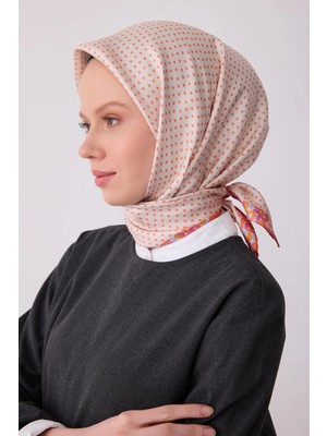 Belli Twill Ipek Desenli Eşarp 4326D