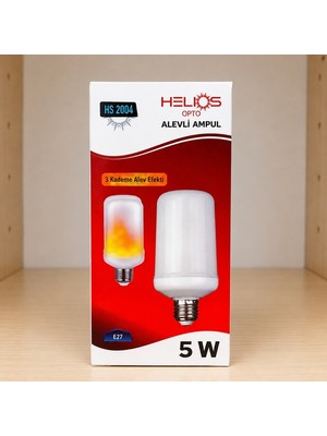 Helios Helıos Opto Alevli Ampul 5W 3 Kademe Alev Efekti E27
