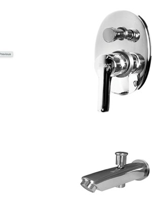 Newarc Premium Valfli Gagalı Ankastre Banyo Bataryası