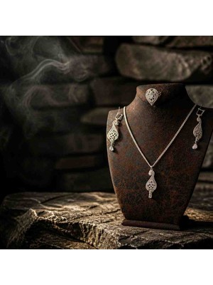 Jane Silver 925 Ayar Gümüş Sultan Set