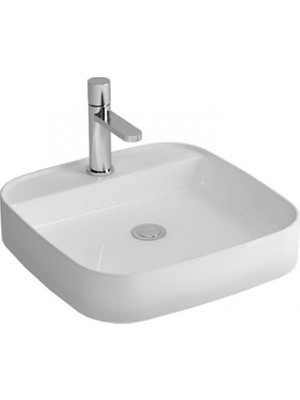 Newarc Loft Batarya Delikli Lavabo Beyaz