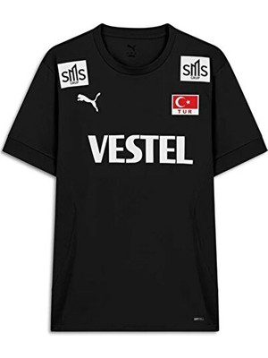 Puma Türkiye Voleybol Forması Erkek Voleybol Forması 70711603 Siyah