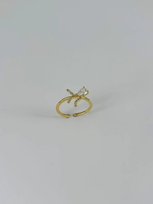 Marsilyan 14 K Gold Kaplama Zirkon Taşlı Yüzük