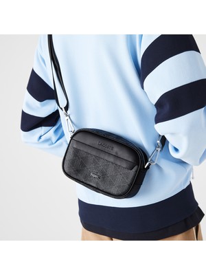 Lacoste The Blend Erkek Monogram Siyah Postacı Çantası