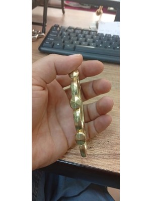 Gold Renk Kurukafa Figürlü Aksesuar Muşta Süs Muşta