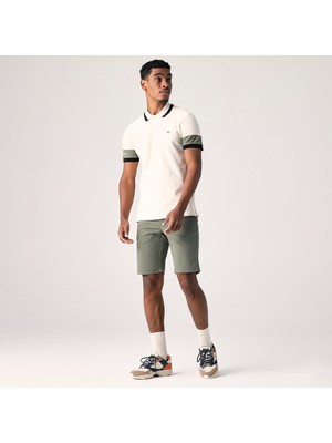 Lacoste Erkek Slim Fit Koyu Yeşil Bermuda