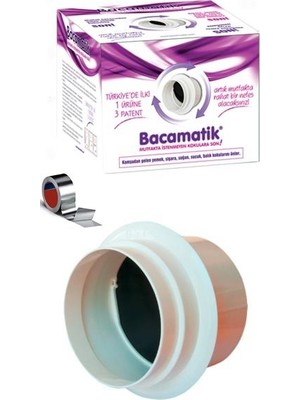 Eym Bacamatik Aspiratör Davlumbaz Koku Önleyici Klape 13 cm Çapında Estetik Görünüm