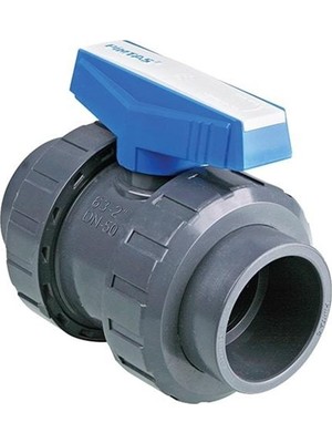 Pimtaş 63 mm PVC Küresel Vana UV Işınına Dayanıklı Polietilen Materyal ile Üretilmiştir