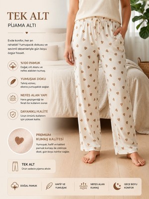 Yaden Kadın Pijama Tek Alt