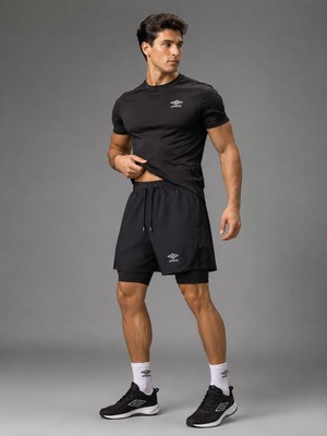 Umbro Base Unisex Taytlı Şort/antrenman Şortu - TM0019