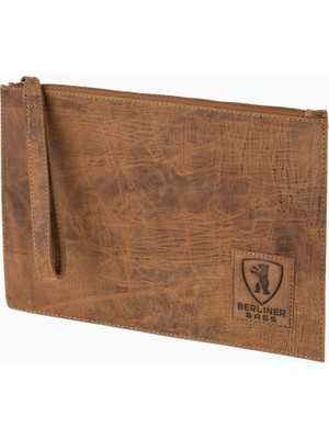 Berliner Bags Dirk Vintage Hakiki Deri Unisex Evrak ve Pasaport Dosyası