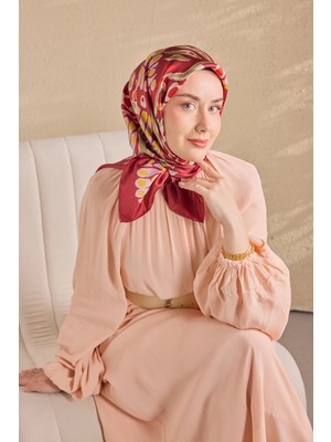 Silk Home Twill Ipek Desenli Eşarp 11531