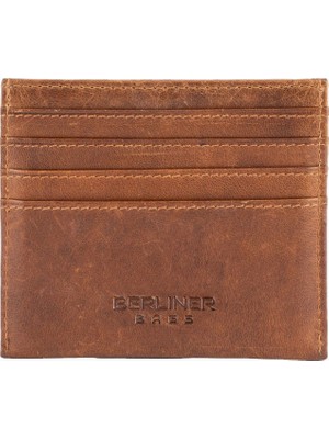 Berliner Bags Vintage Unisex Hakiki Deri Rfıd Korumalı Ince Kartlık
